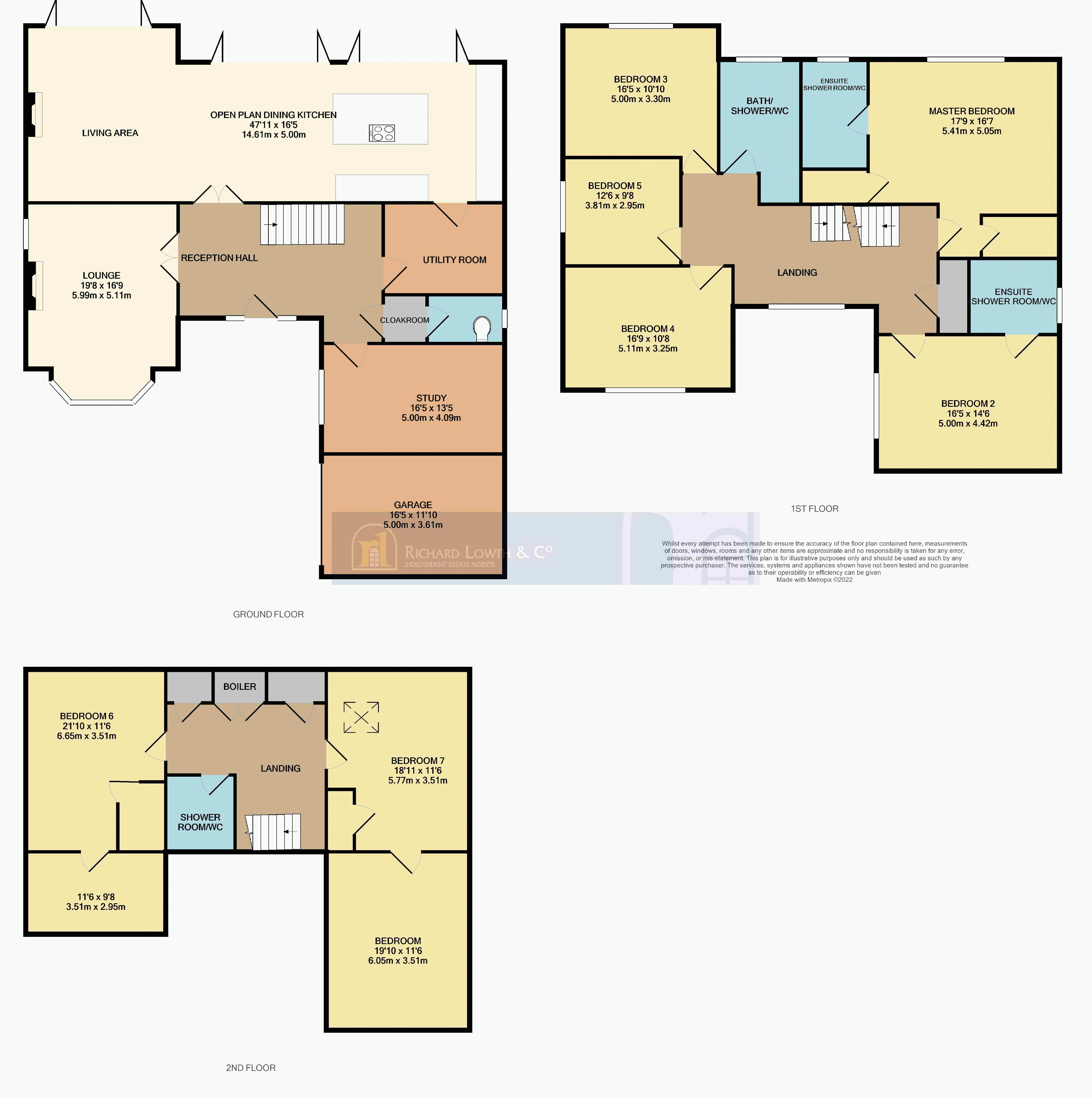 Floorplans For Lostock Hall Road, Poynton