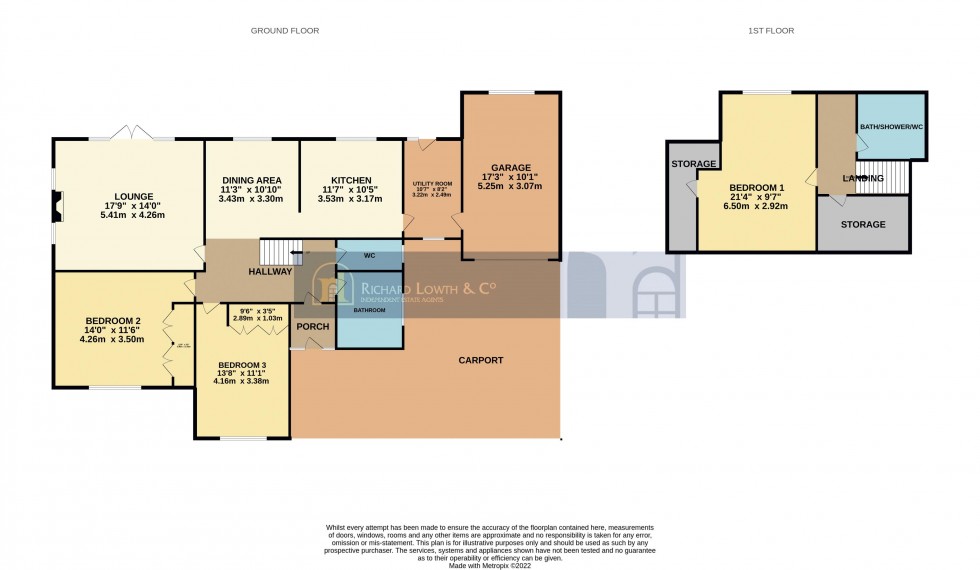 Floorplan for Warren Lea, Poynton