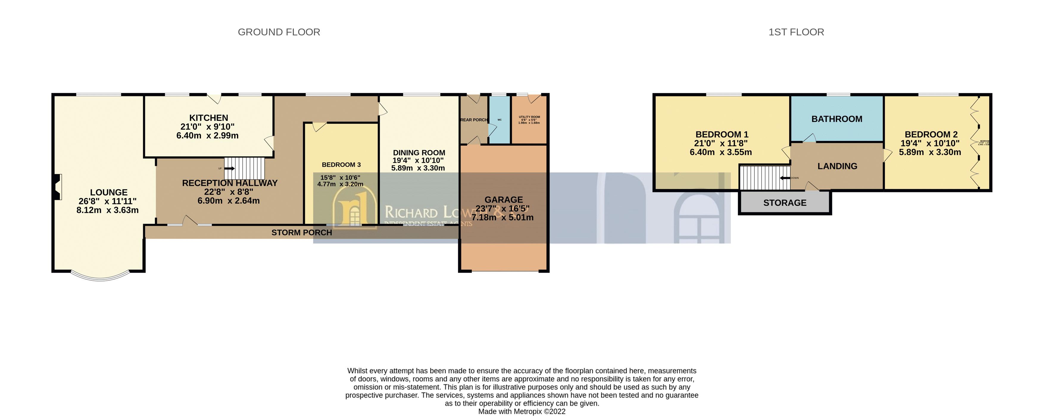 Floorplans For Booth House, Hope Lane, Adlington