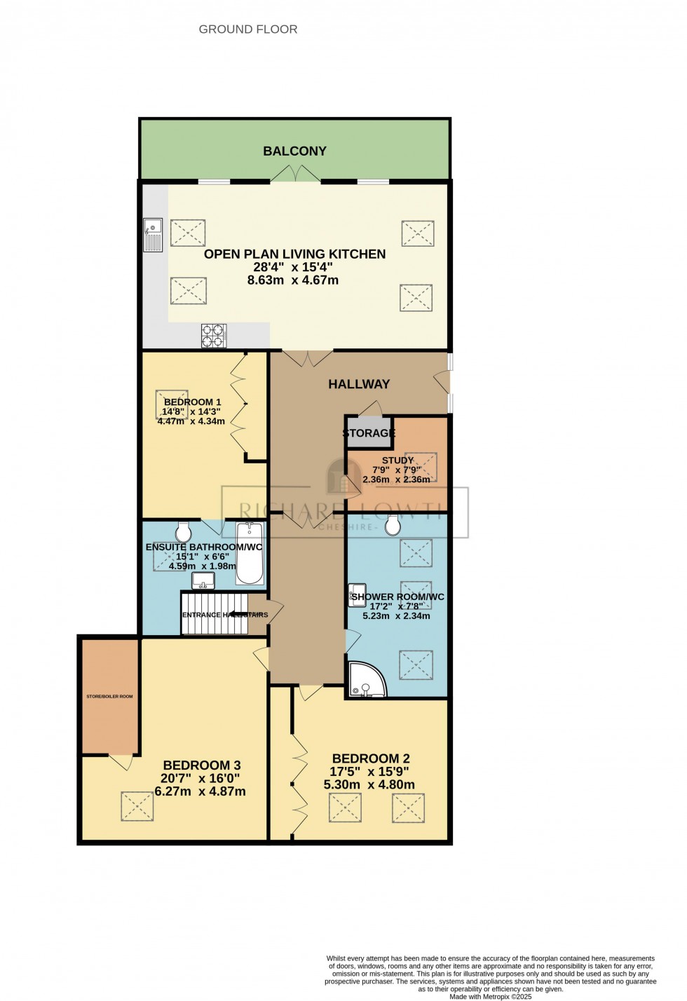 Floorplan for Park Lane, Poynton