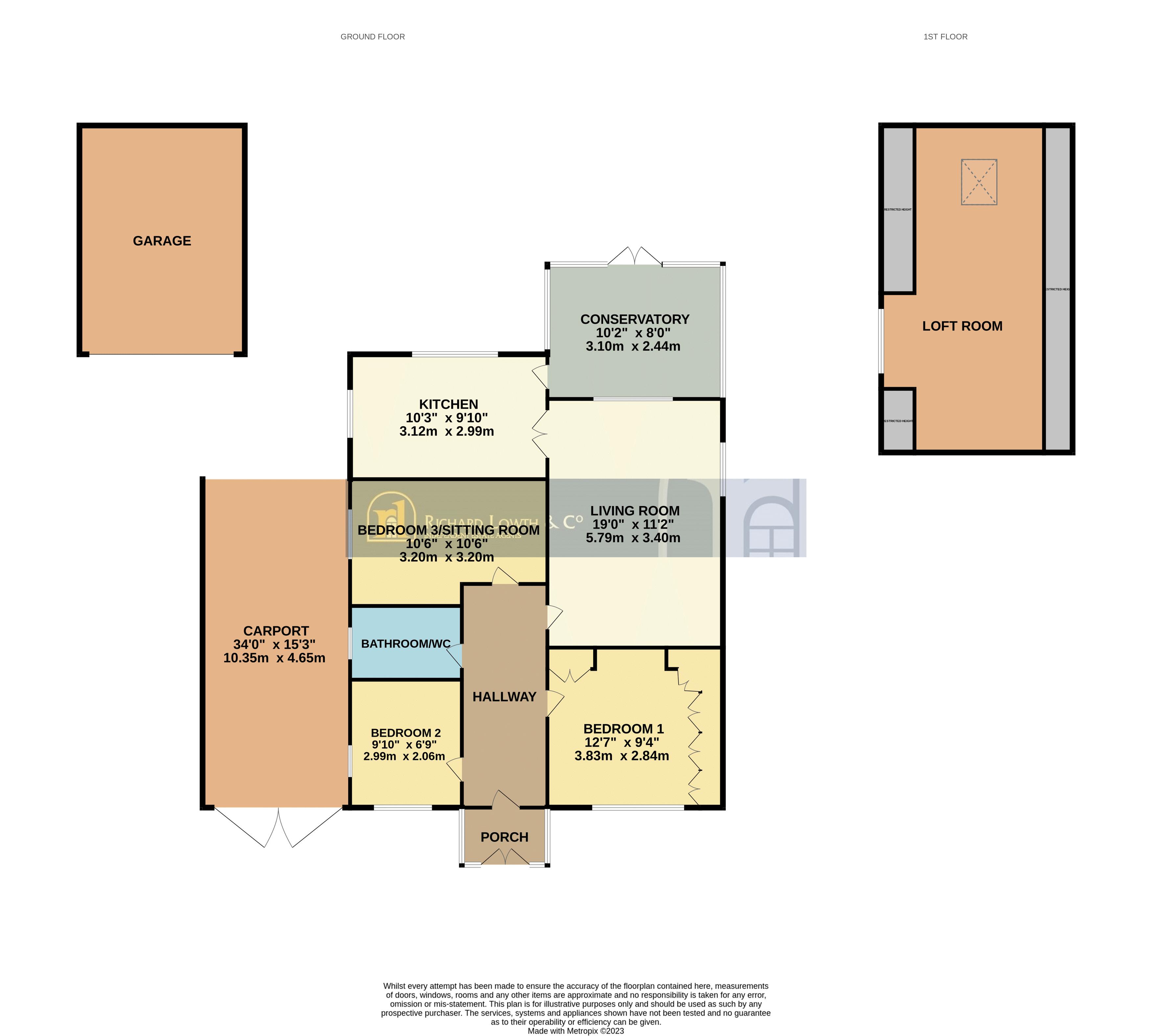 Floorplans For Carleton Road, Higher Poynton