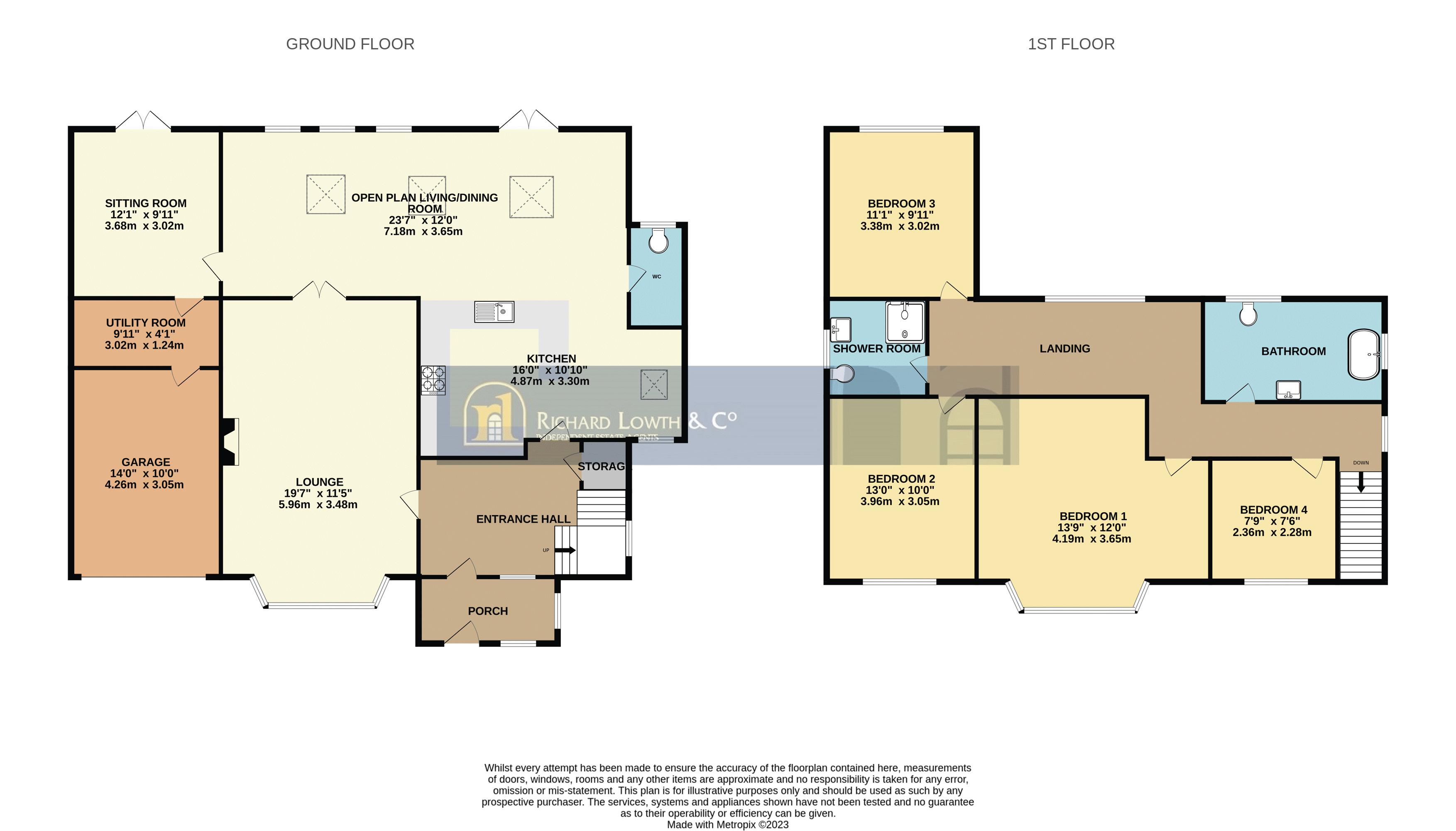 Floorplans For Dickens Lane, Poynton