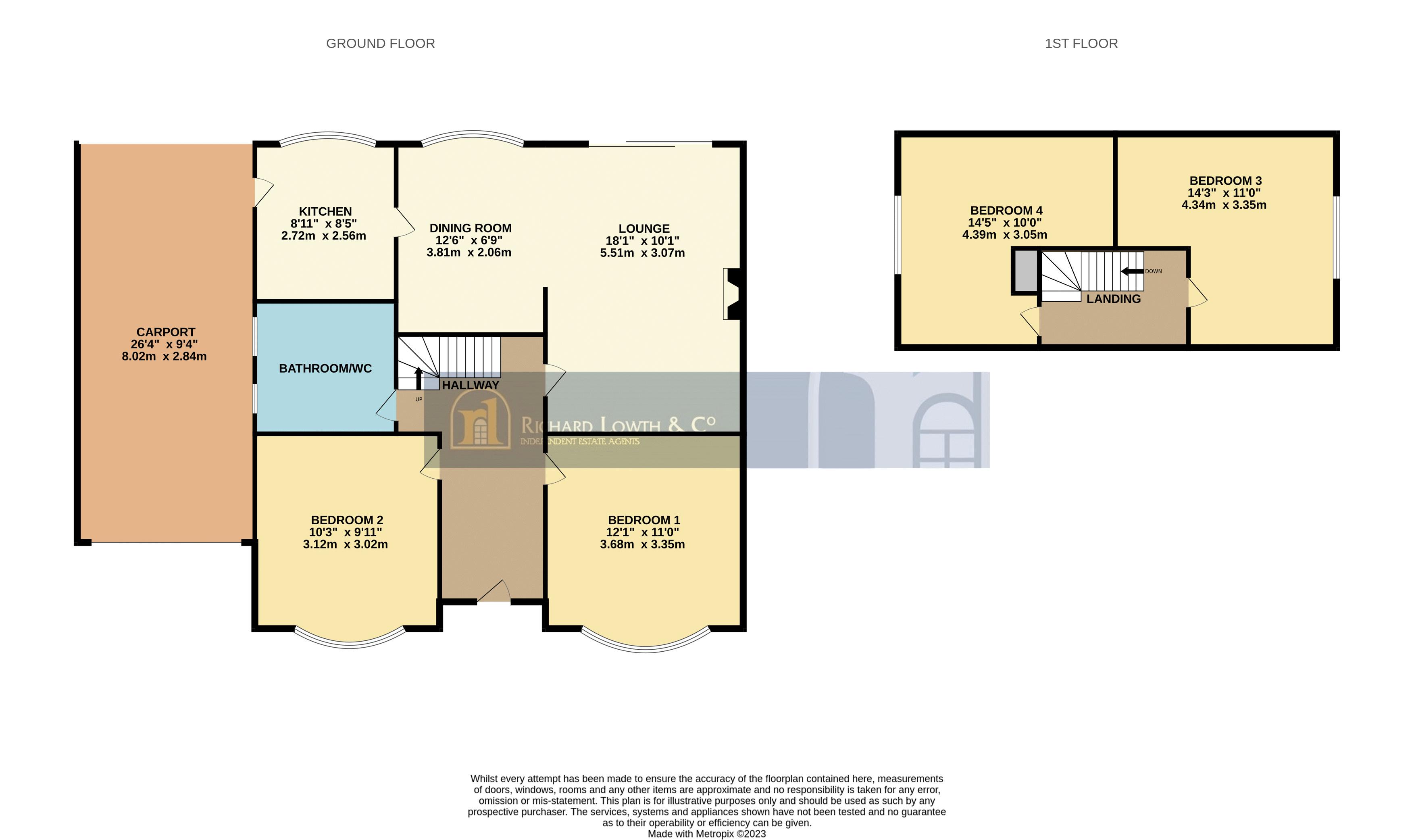 Floorplans For Milton Drive, Poynton