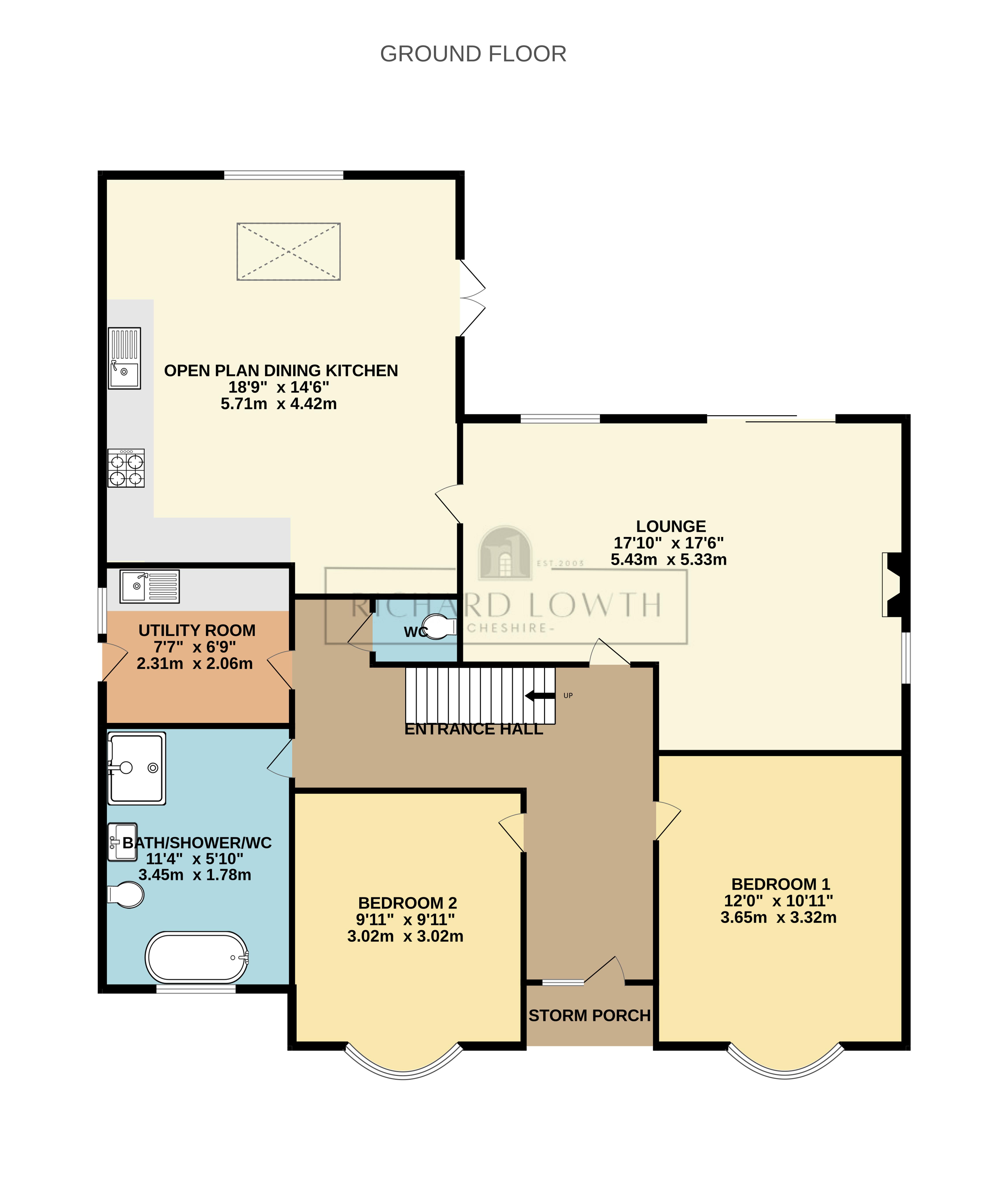 Floorplans For Milton Drive, Poynton