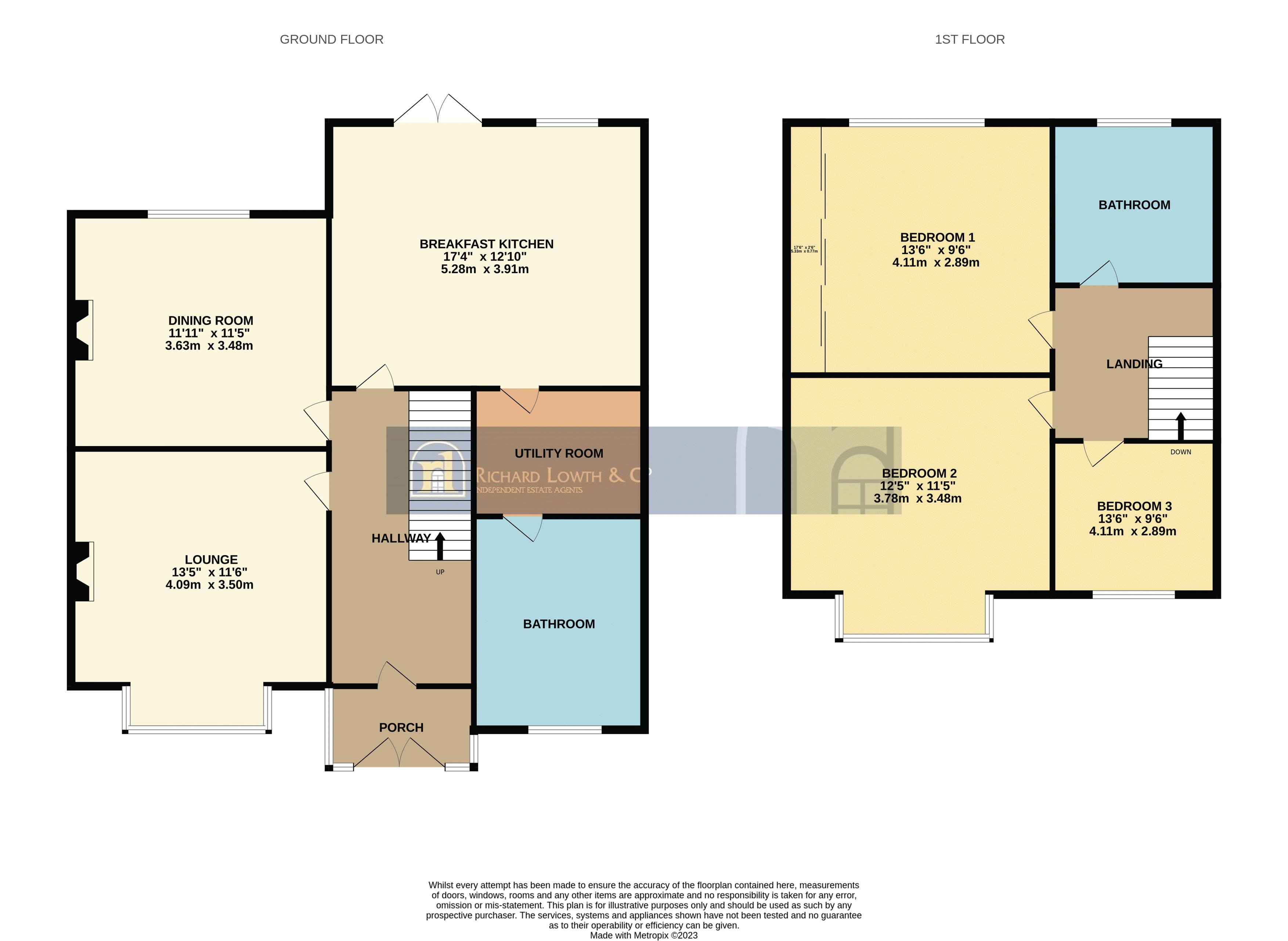 Floorplans For Prince Road, Higher Poynton