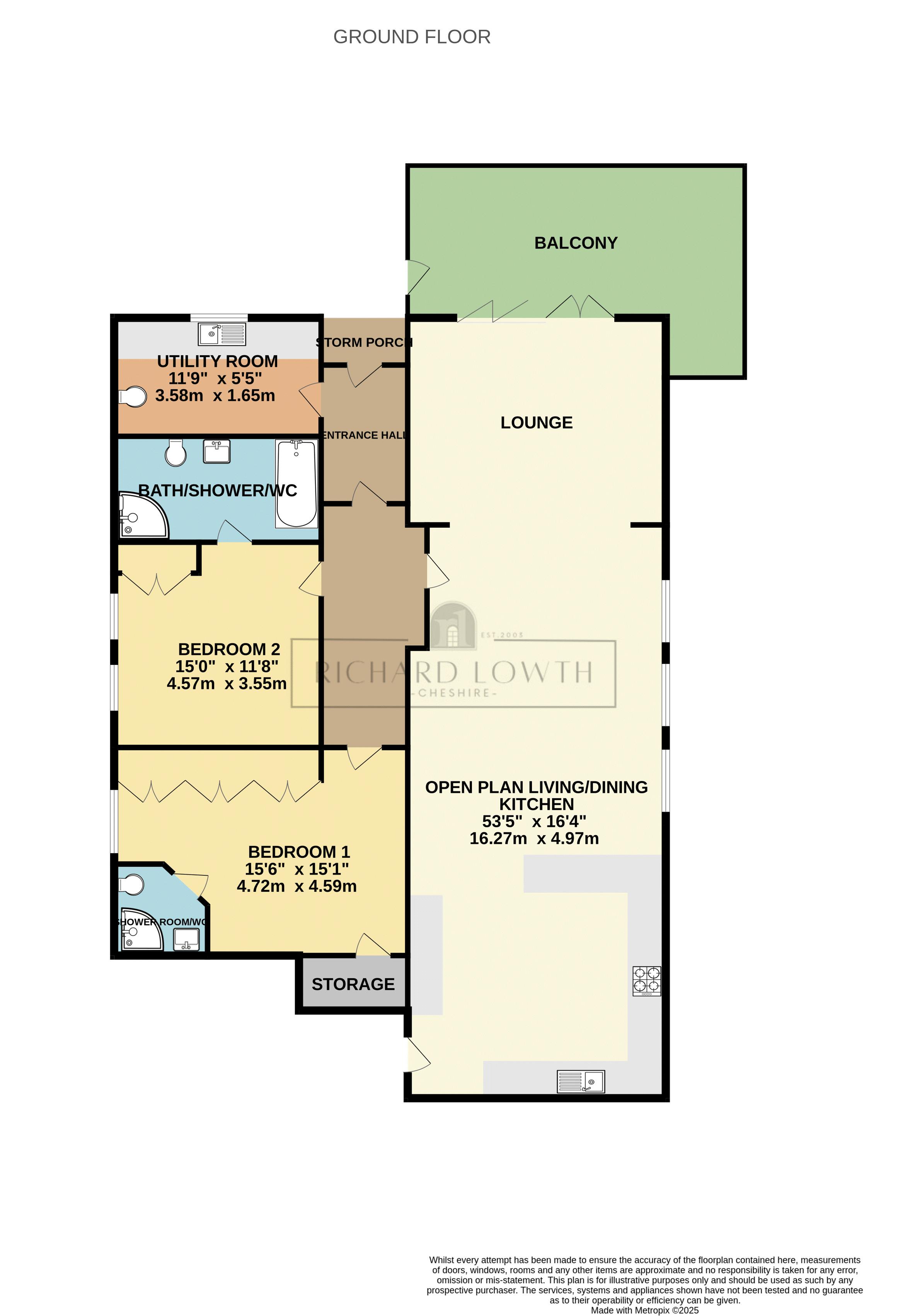 Floorplans For Park Lane, Poynton