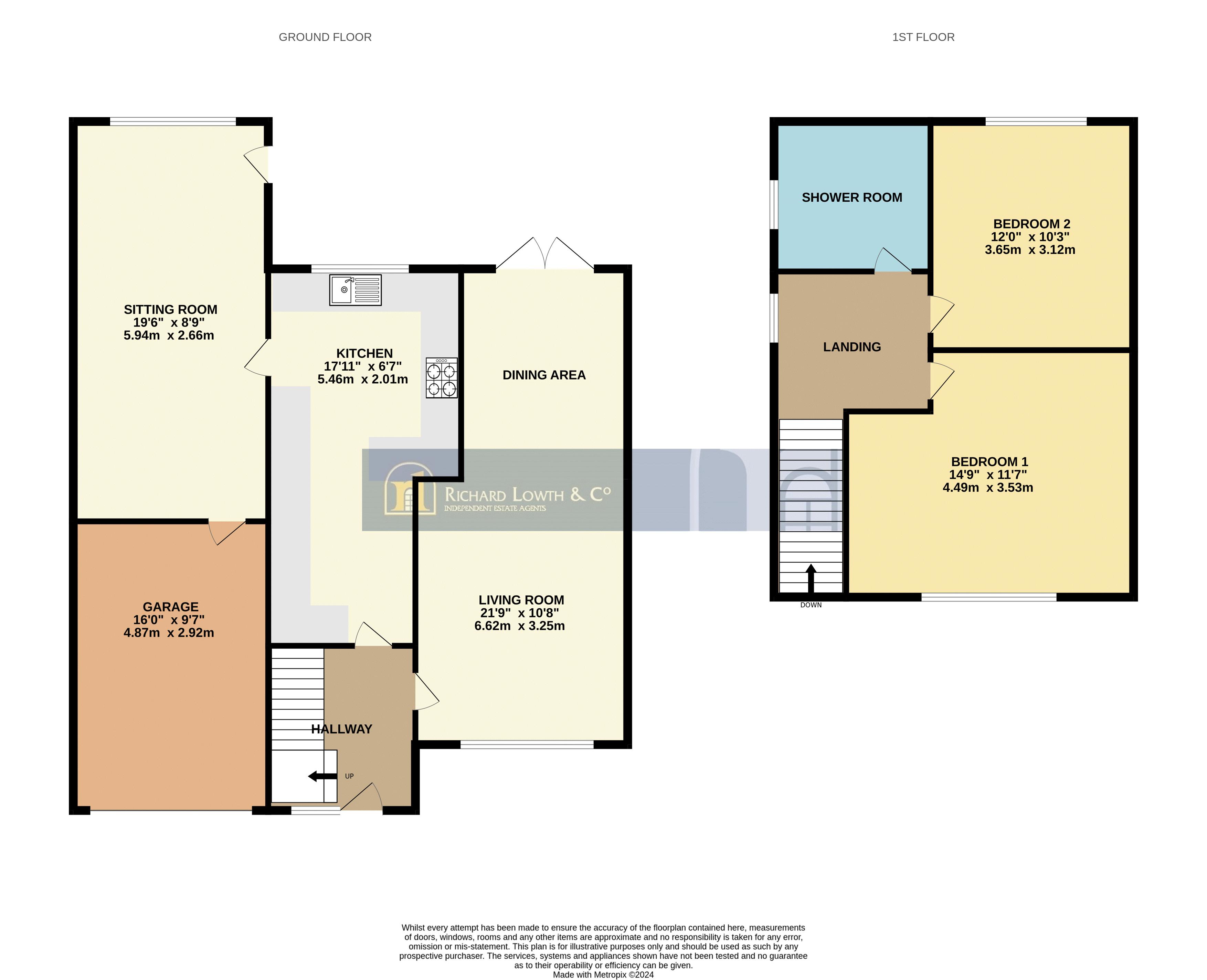 Floorplans For Parklands Way, Poynton
