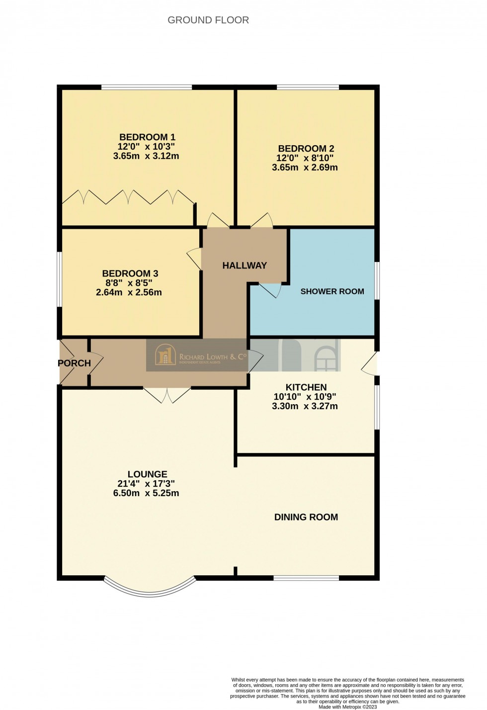 Floorplan for Tern Drive, Poynton