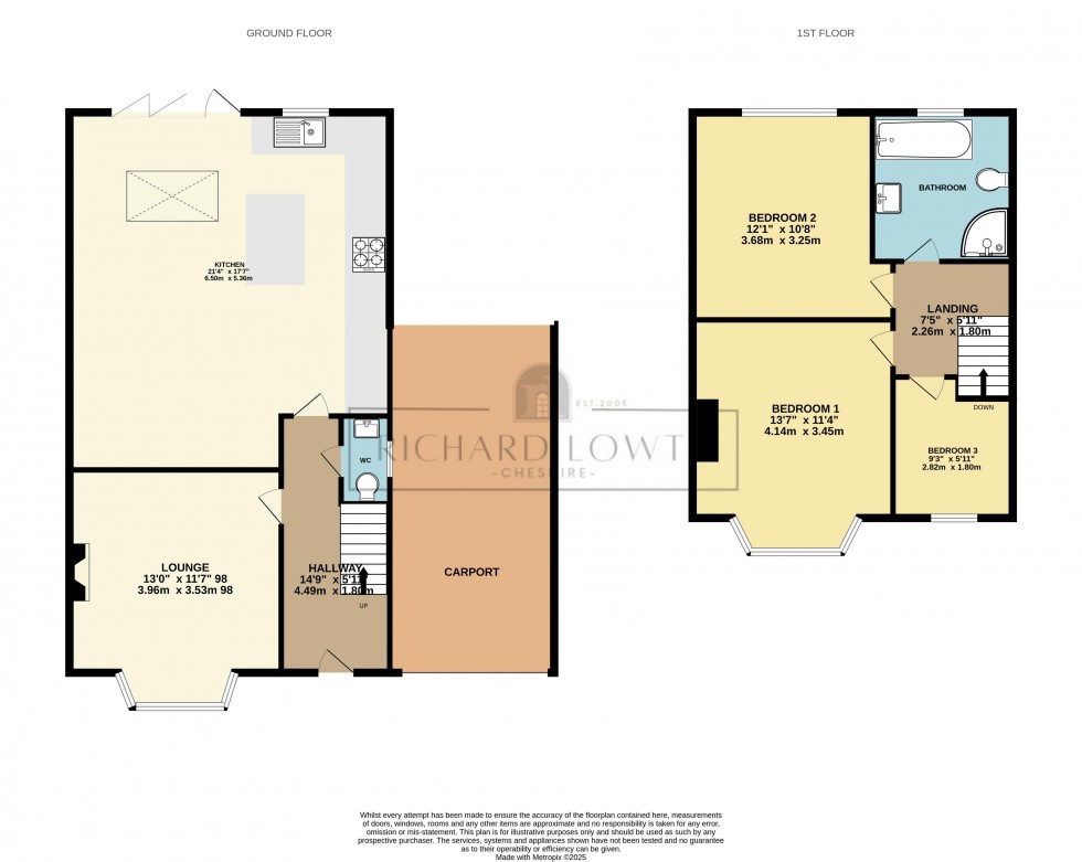Floorplan for Woodford Road, Poynton