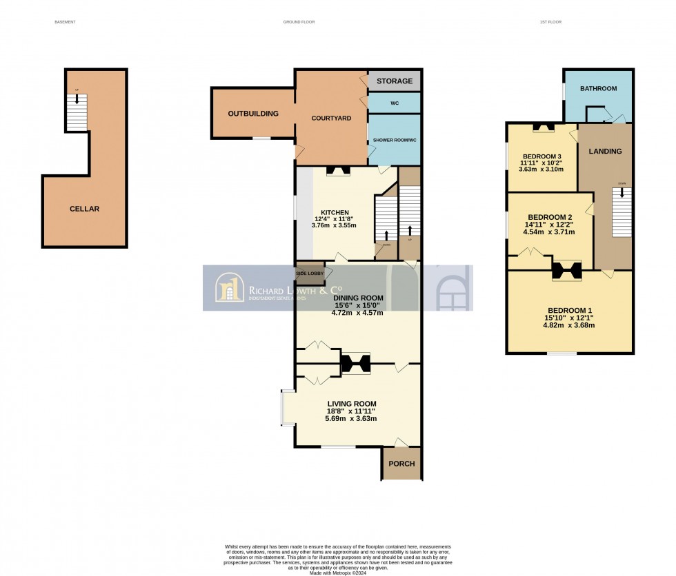 Floorplan for Worth Clough, Middlewood Road, Poynton