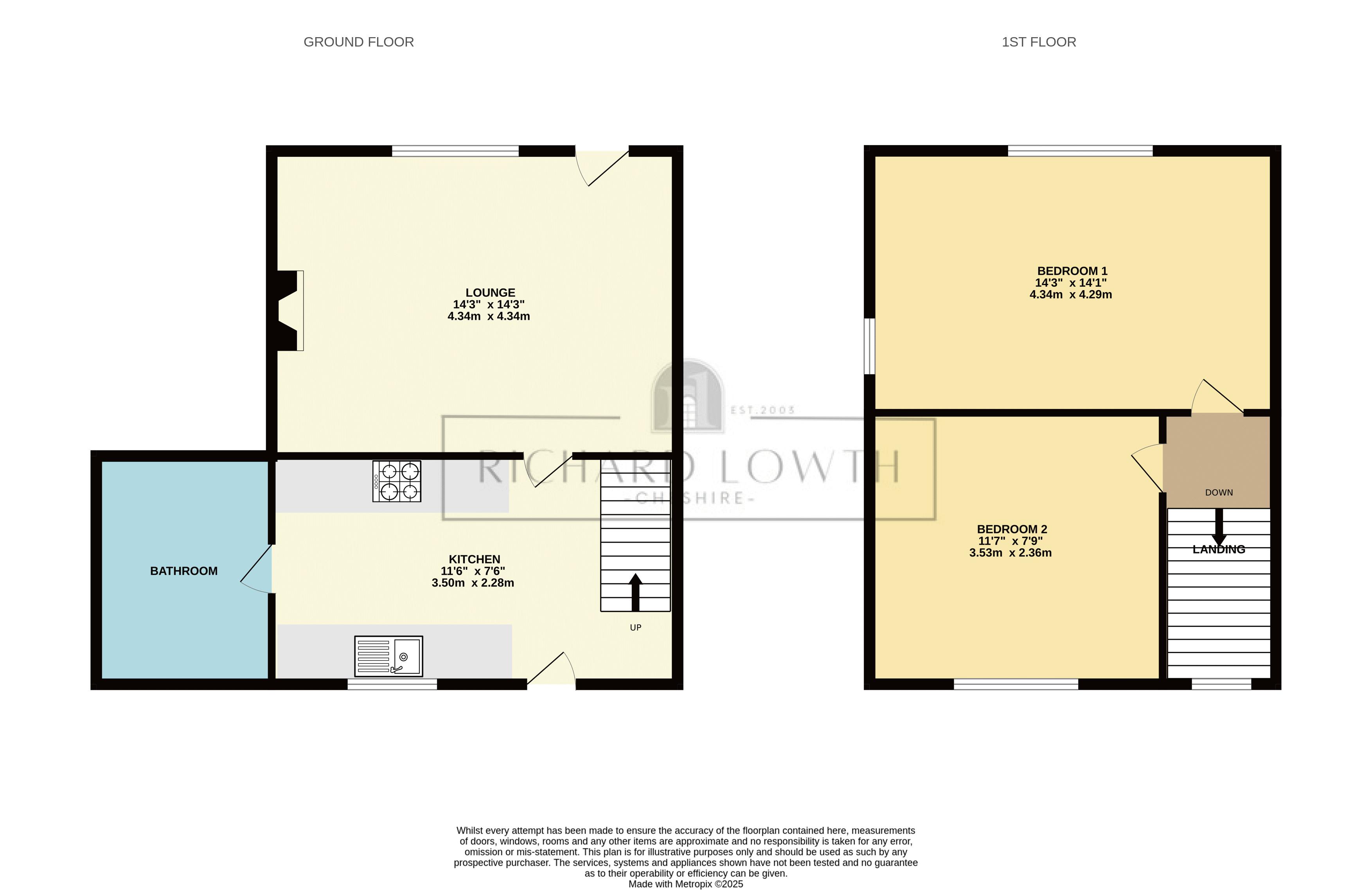 Floorplans For Park Lane, Poynton