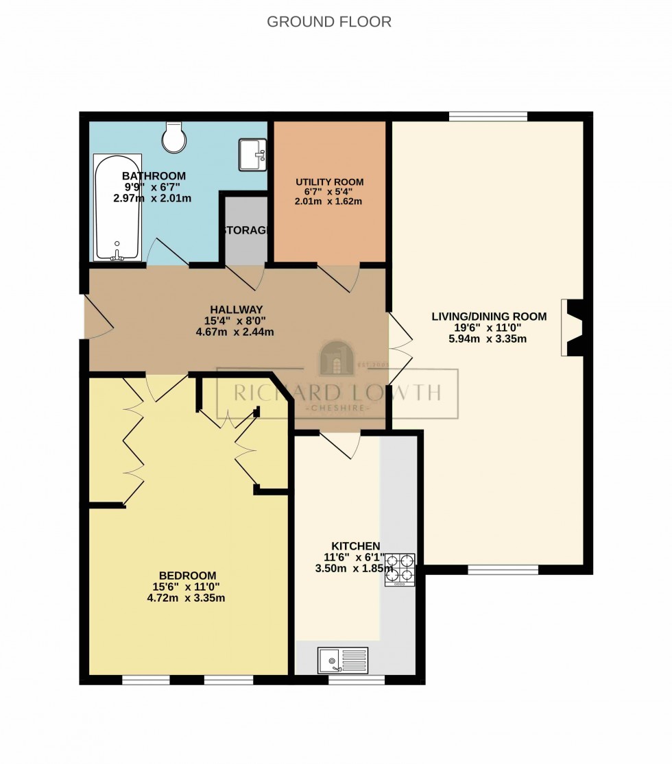 Floorplan for Nursery Drive, Poynton