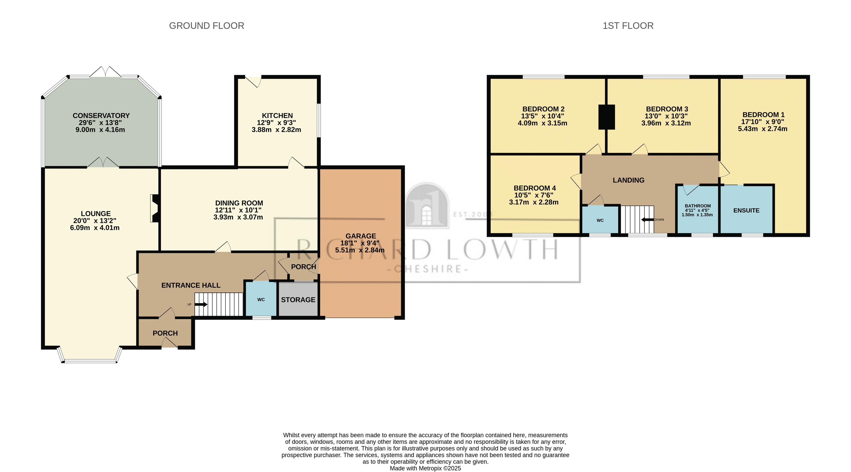 Floorplans For Chester Road, Poynton