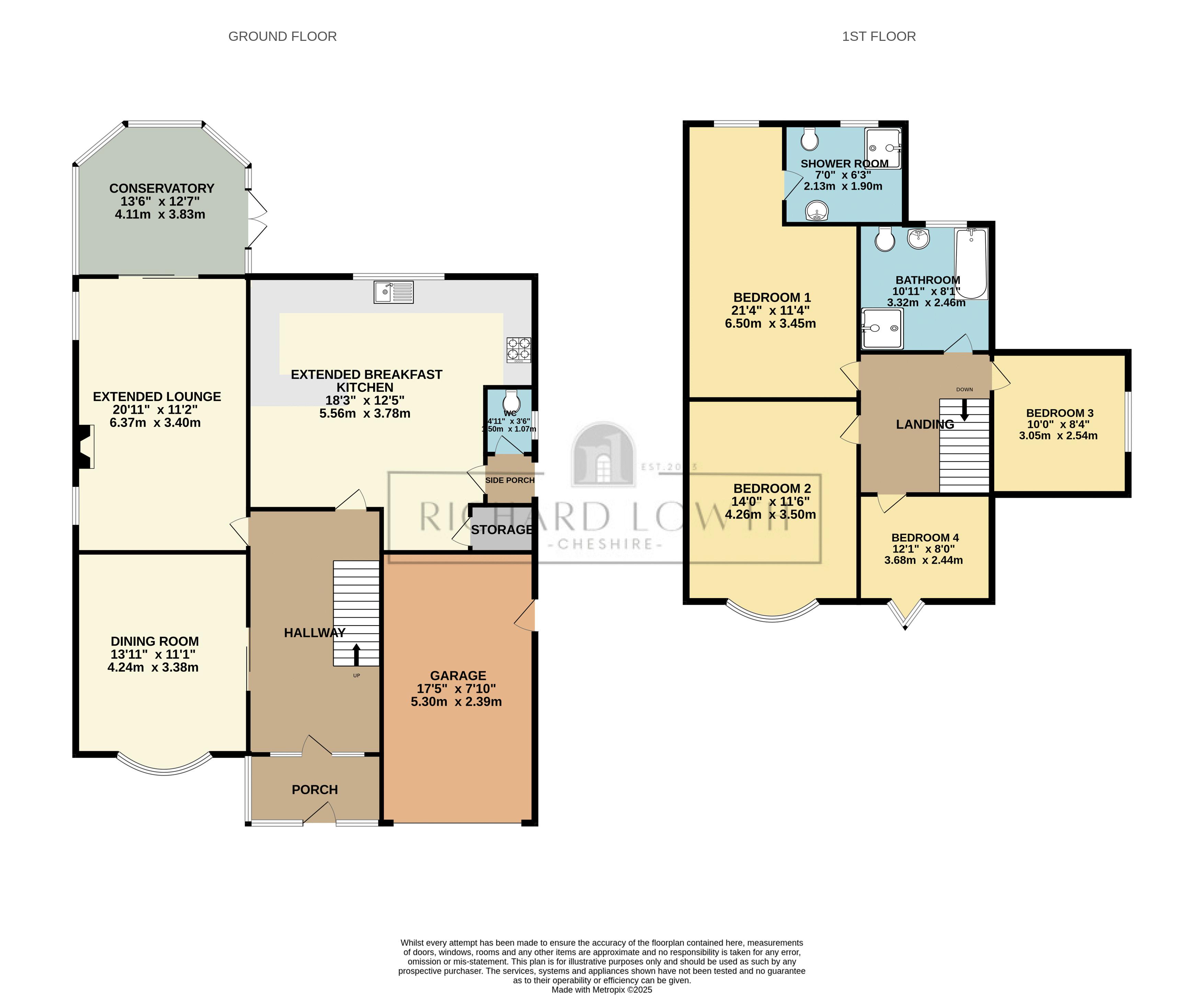 Floorplans For Shepley Drive, Hazel Grove