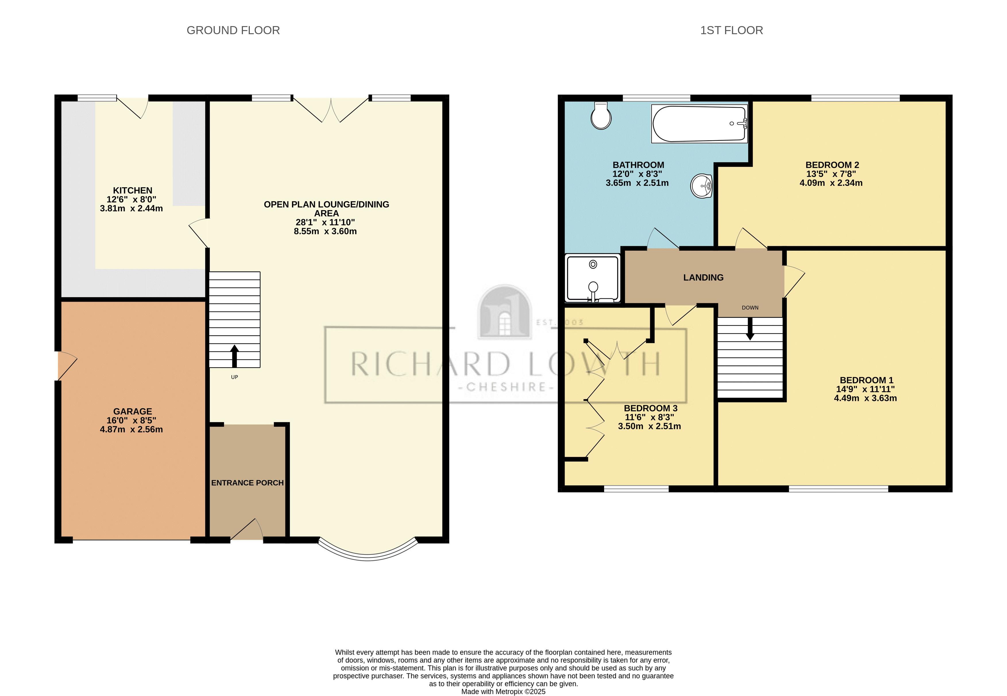 Floorplans For Radnormere Drive, Cheadle Hulme