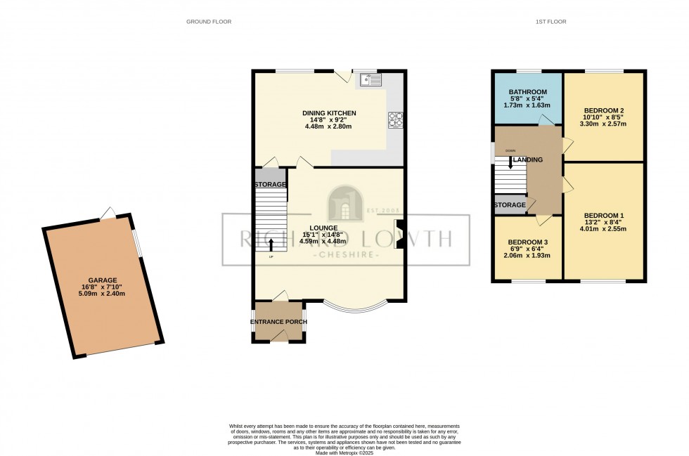 Floorplan for Mallard Crescent, Poynton