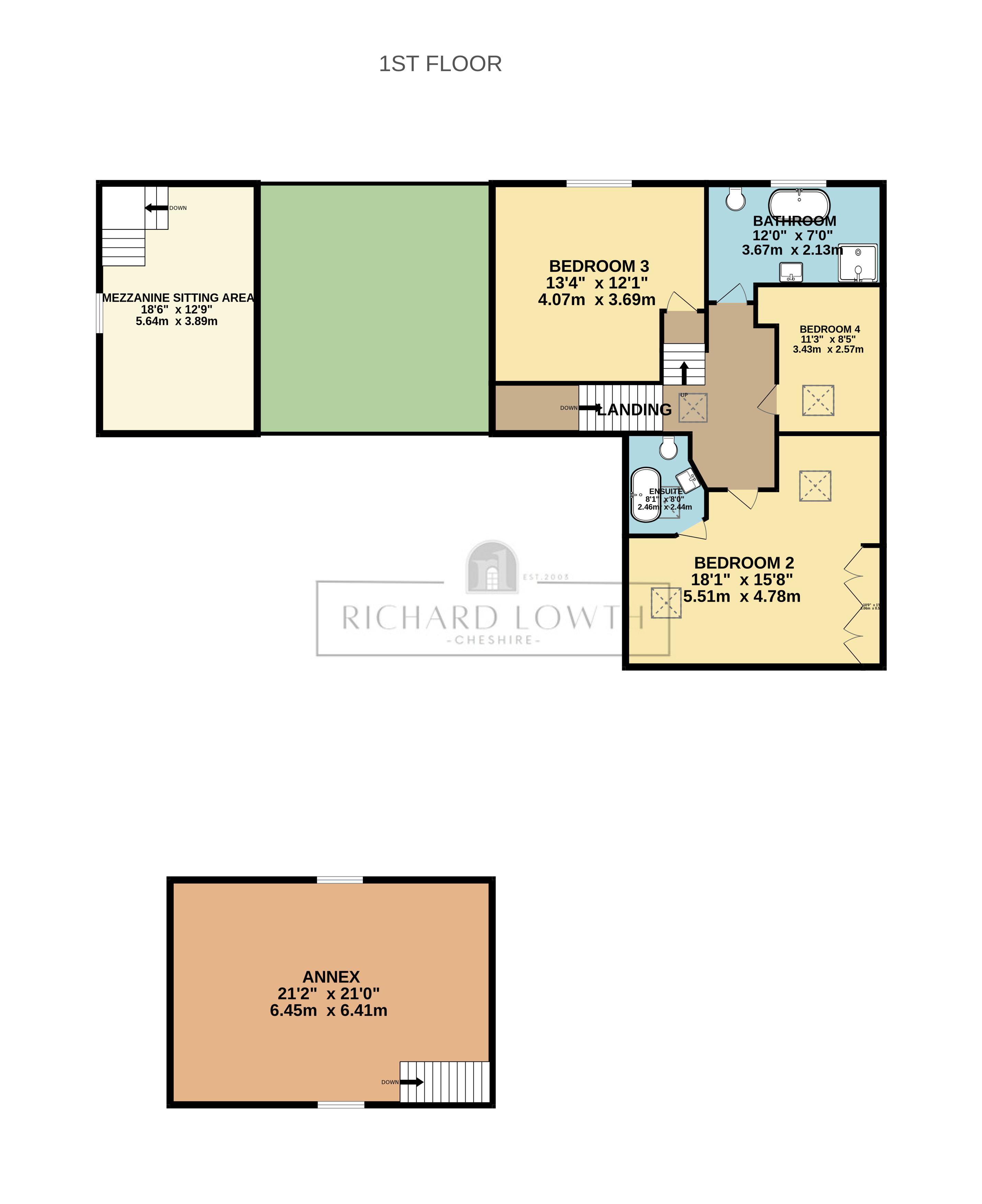 Floorplans For Old Hall Lane, Woodford