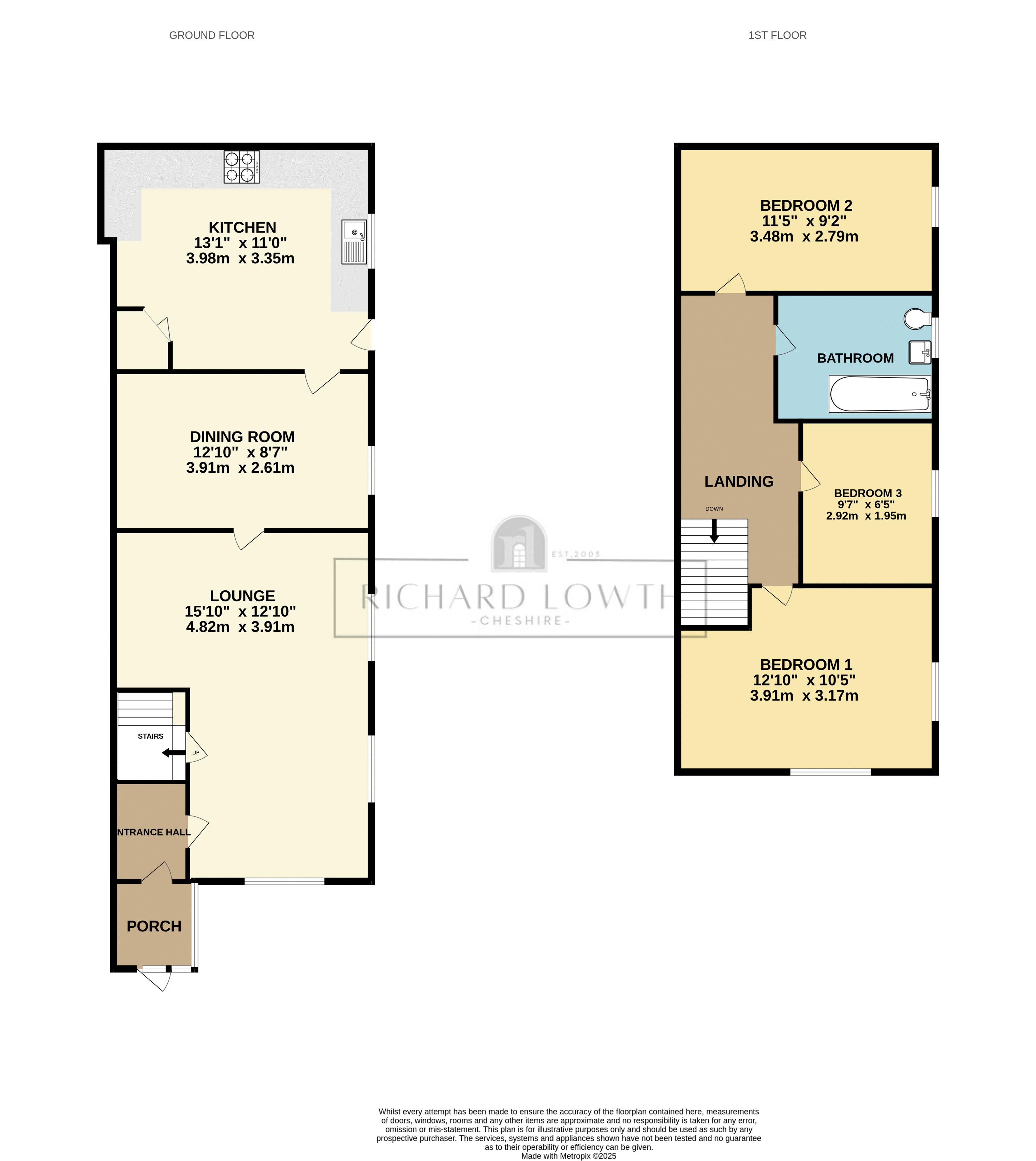 Floorplans For Neville Street, Hazel Grove