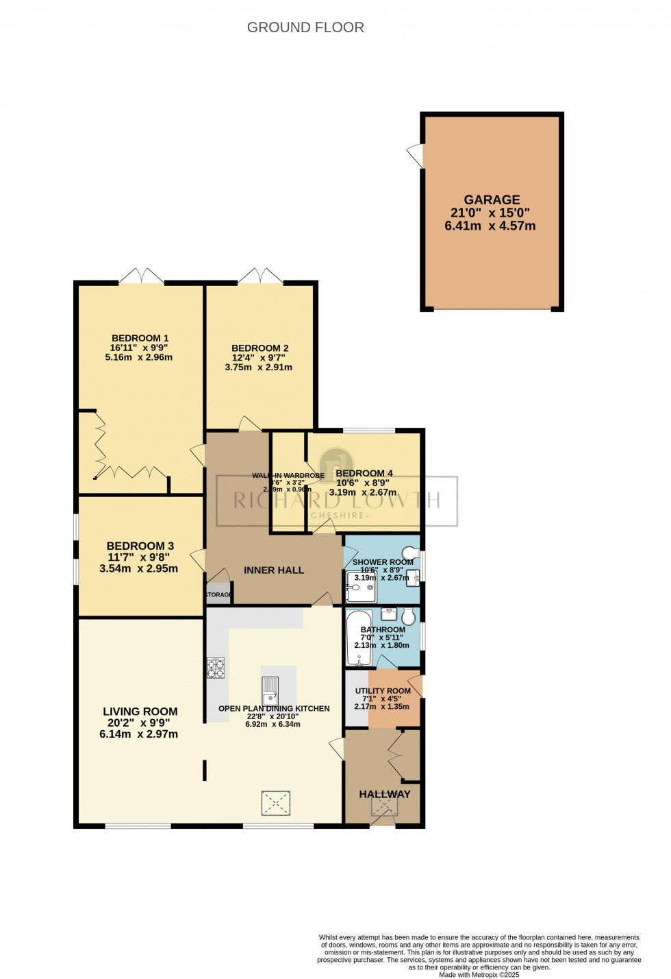 Floorplan for Chestnut Drive, Poynton