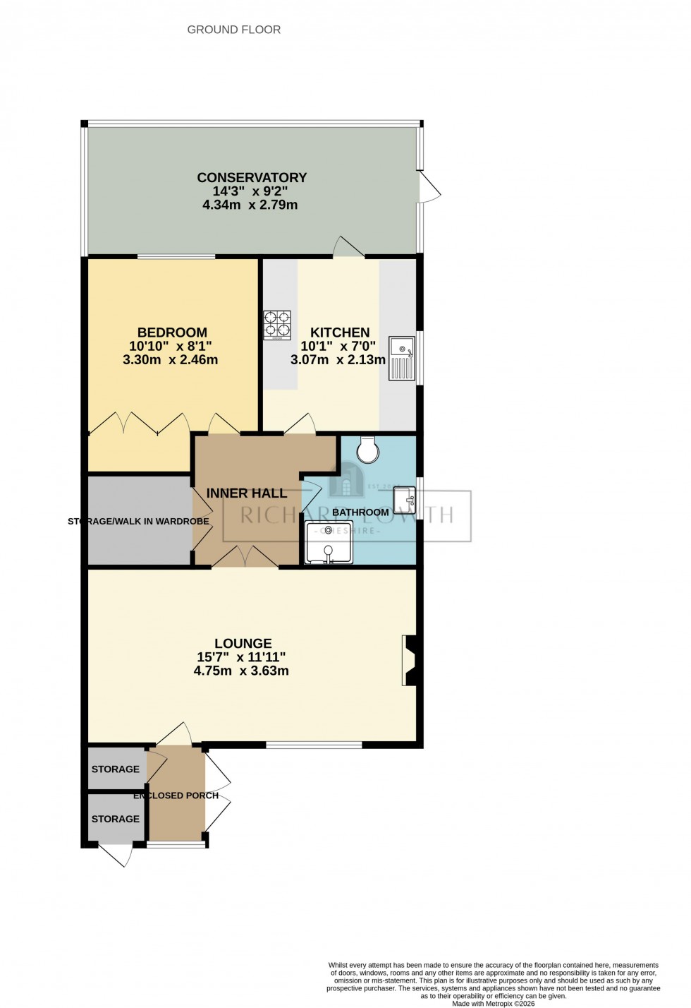 Floorplan for Dunvegan Road, Hazel Grove