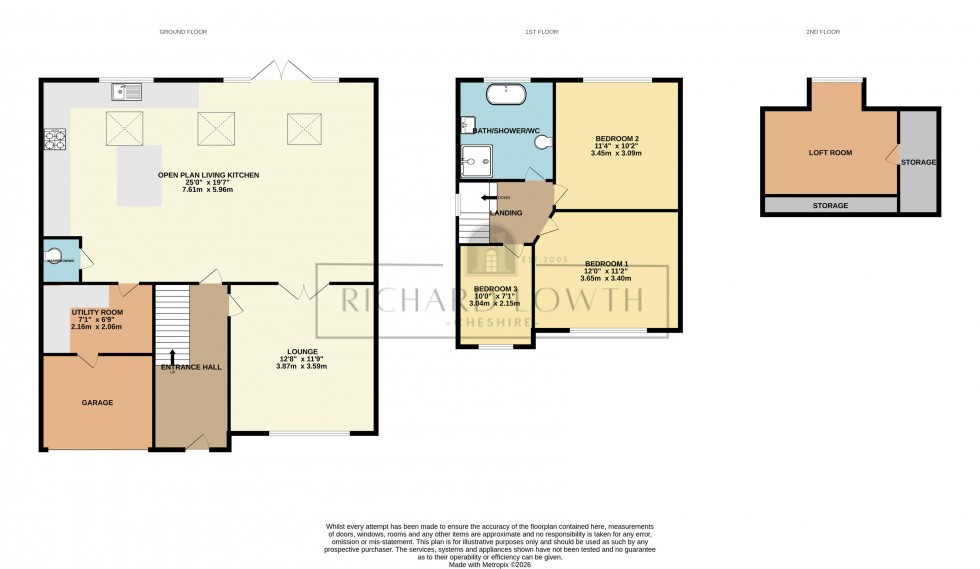 Floorplan for Vernon Road, Poynton