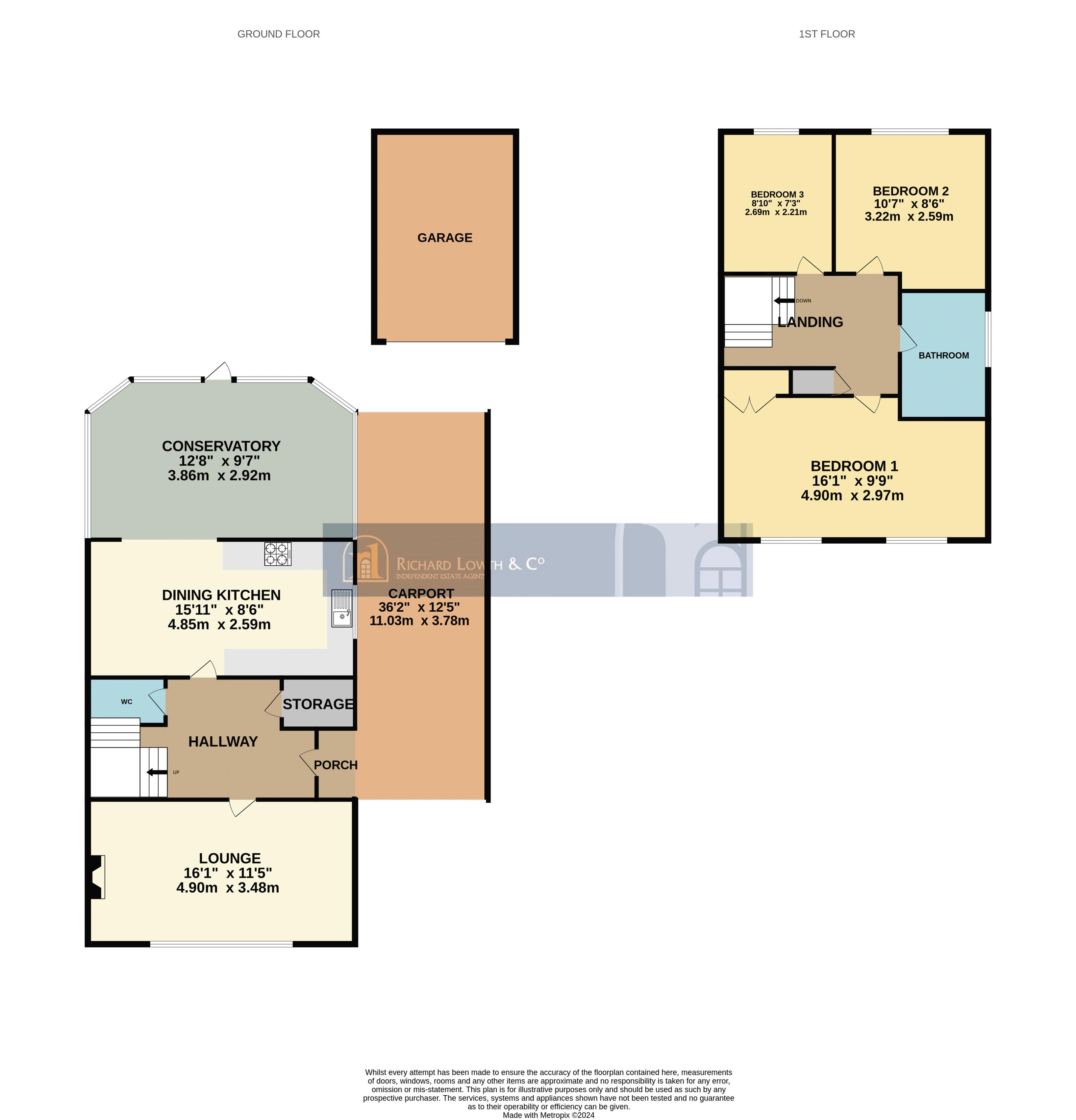 Floorplans For Meadway, Poynton