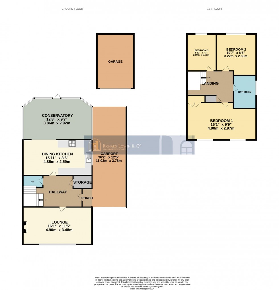 Floorplan for Meadway, Poynton