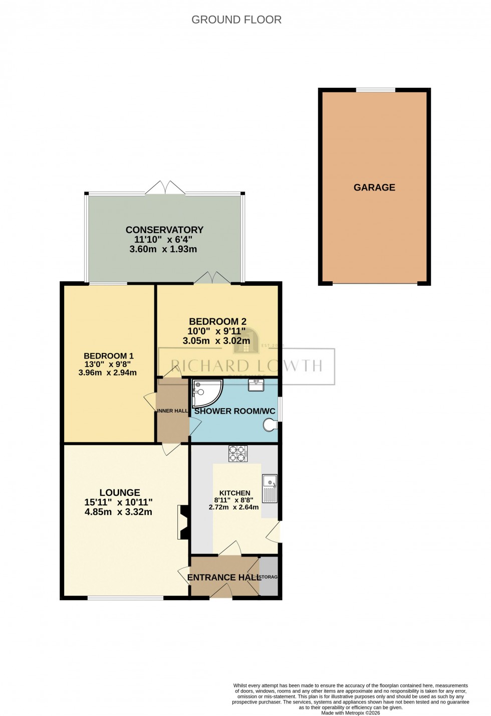 Floorplan for Beech Crescent, Poynton