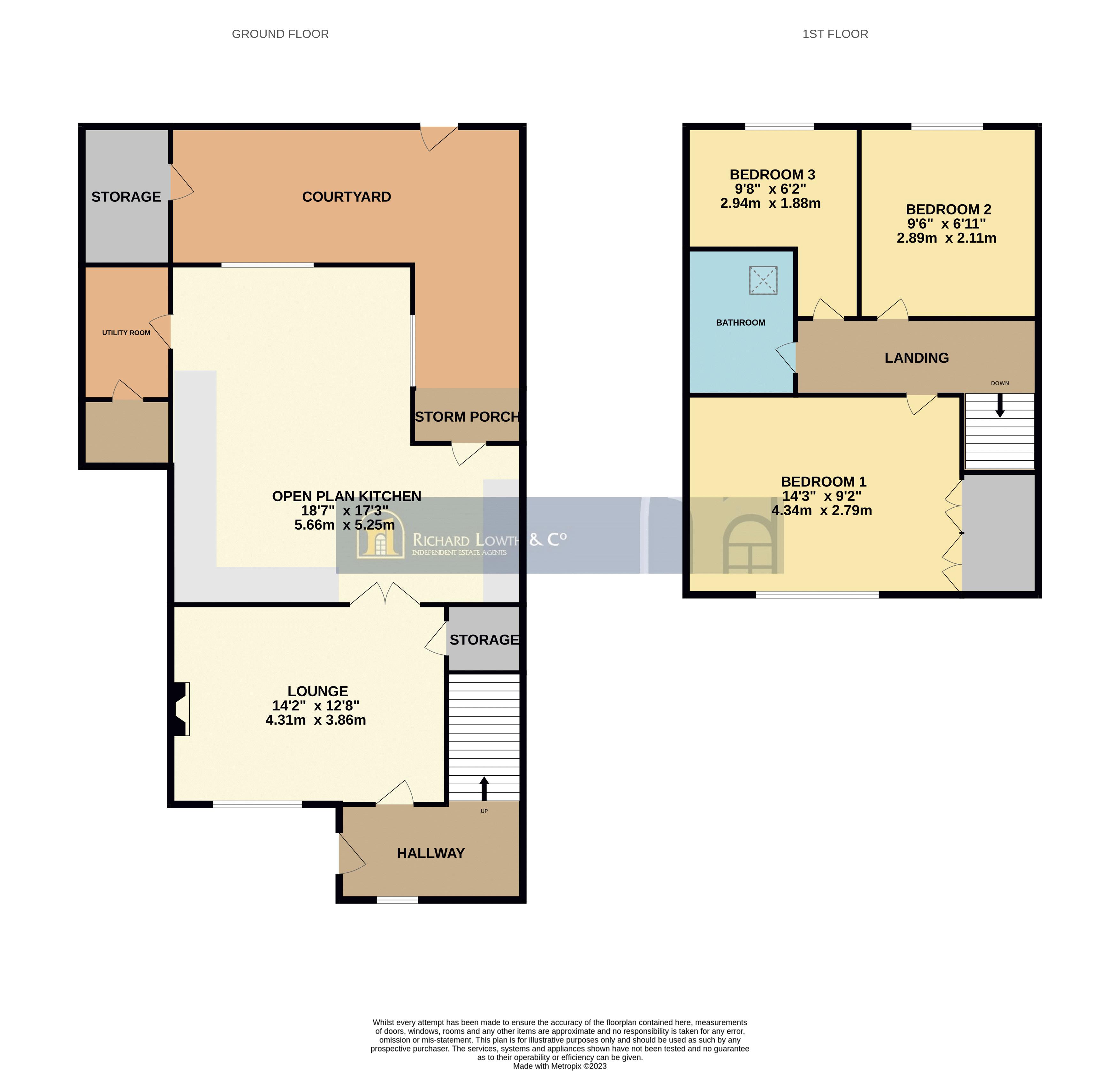 Floorplans For Georges Road East, Poynton