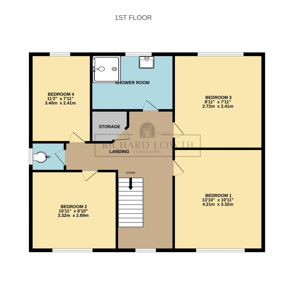 Floorplan for Brookfield Avenue, Poynton