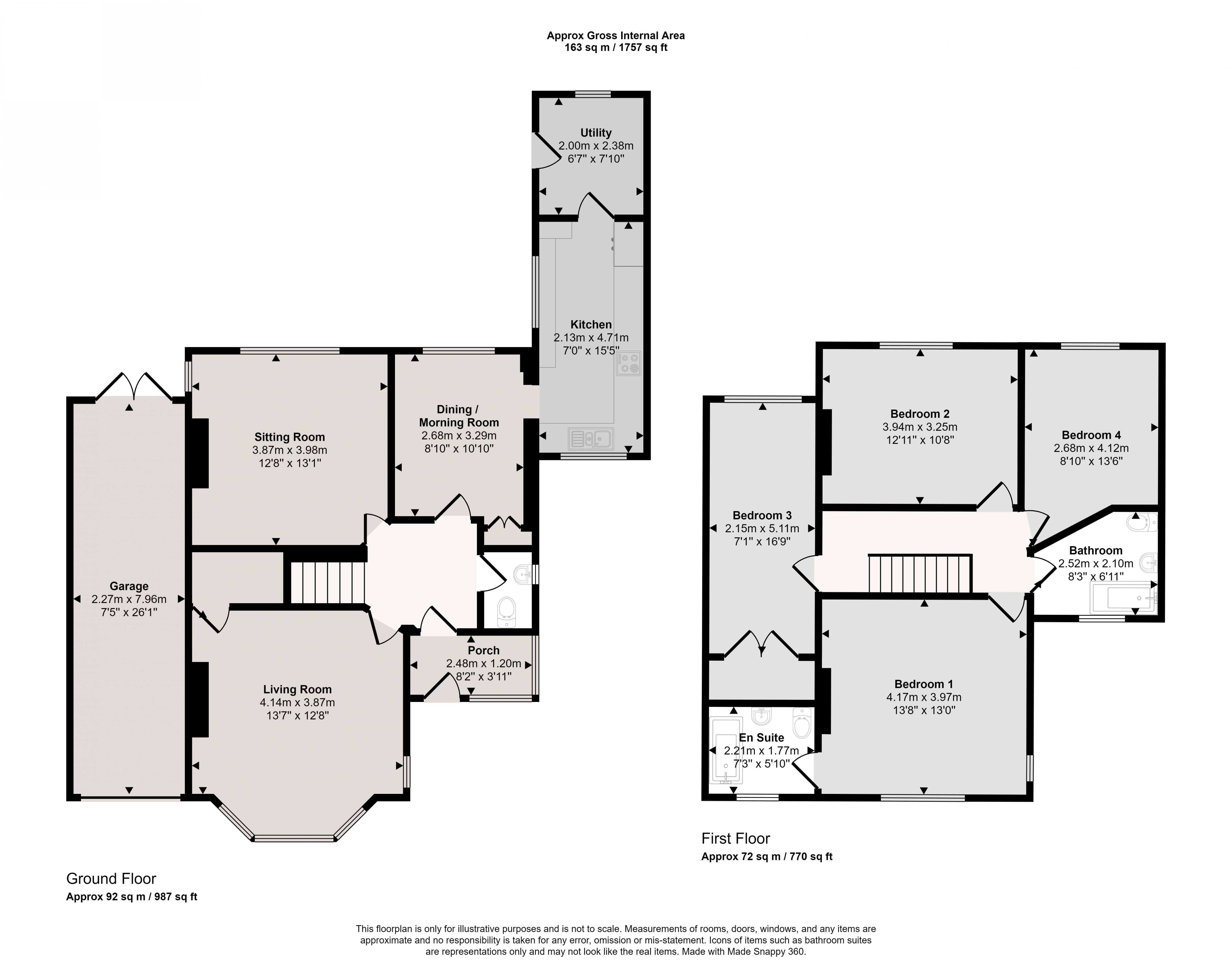 Floorplans For Acre Lane, Cheadle Hulme / Bramhall Border