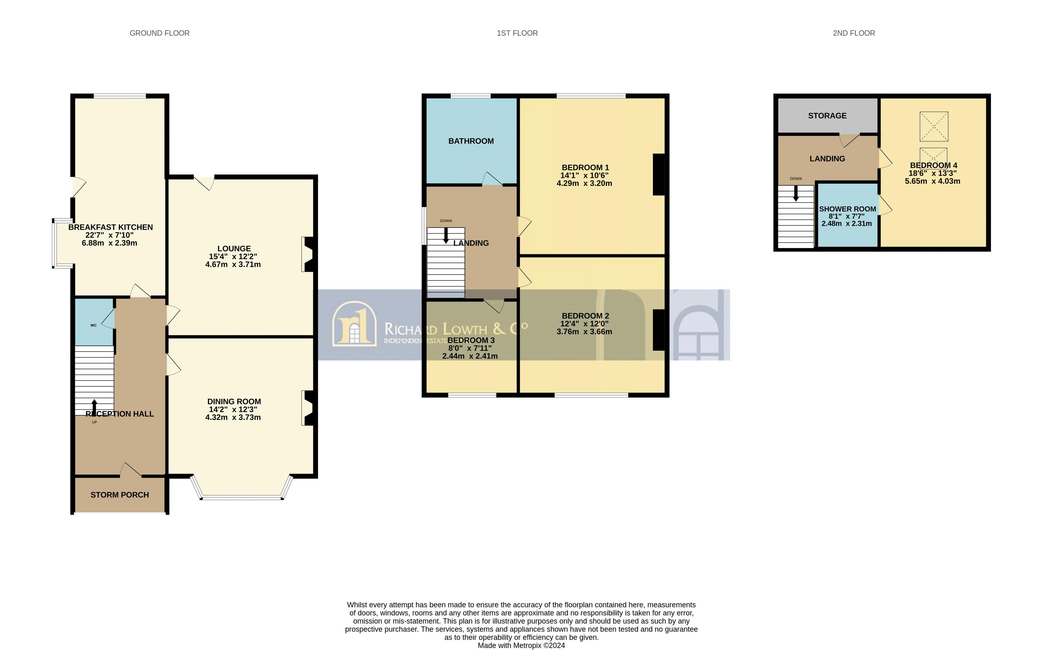 Floorplans For London Road South, Poynton