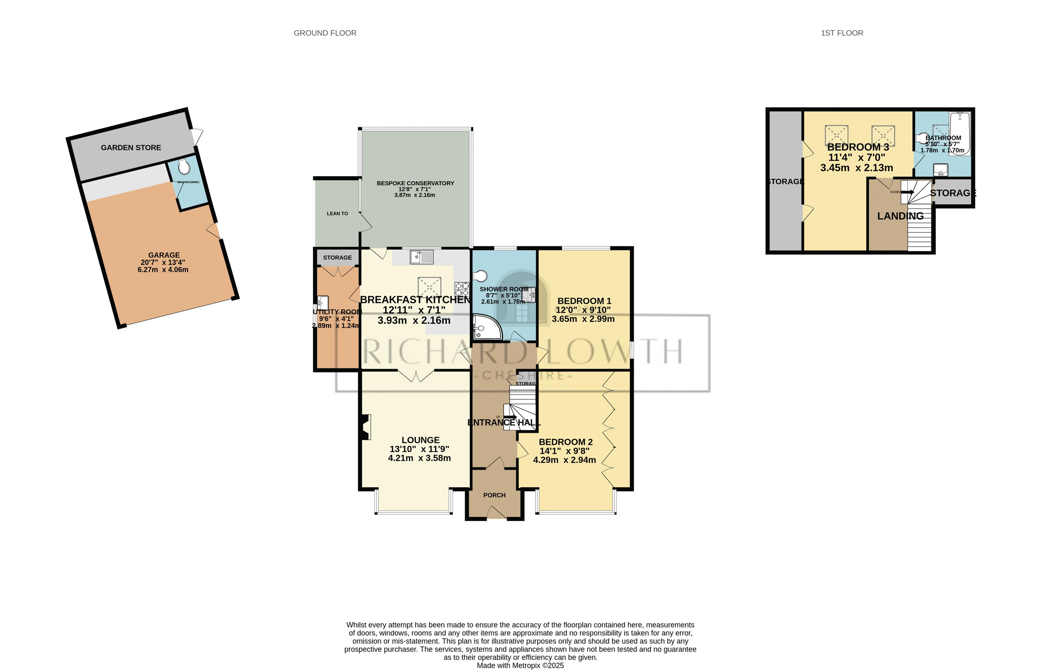 Floorplans For Brookside Avenue, Poynton